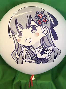 36英寸乳胶气球印刷动漫二次元彩色图案