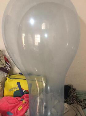 32英寸长脖子乳胶气球泡泡糖色来图定制图案动漫气球