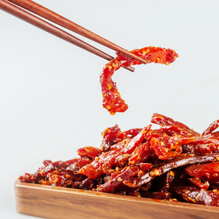 杆洞妹猪腊巴香辣味 明炉烤制风味悠长