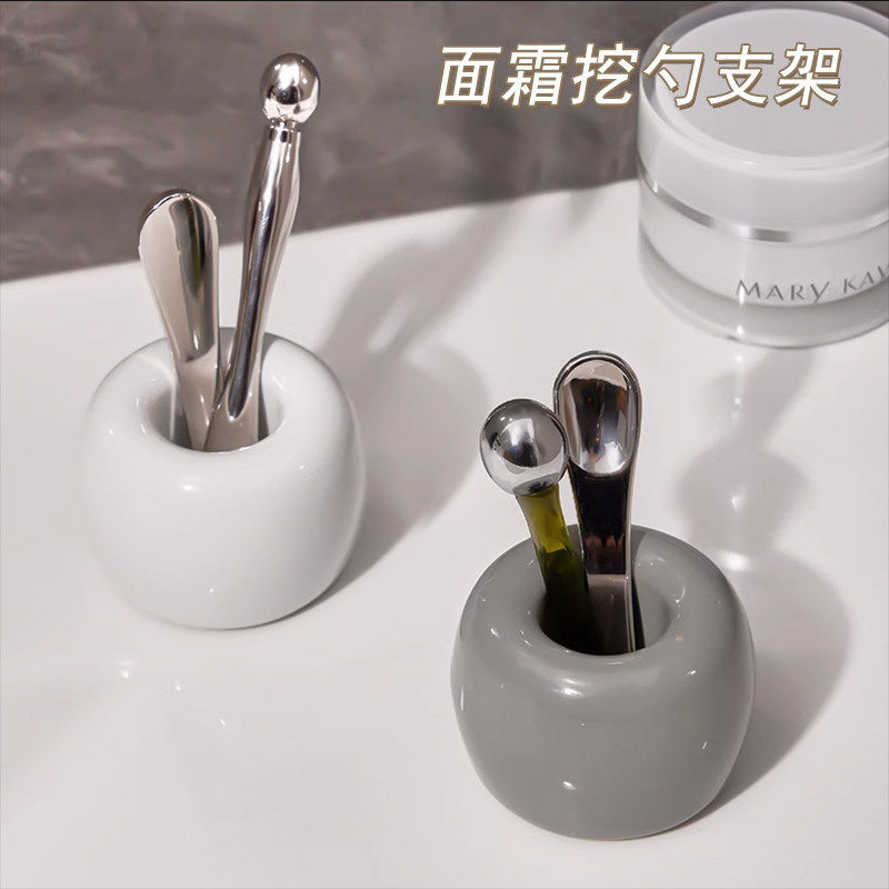 面霜勺护肤品小勺子收纳