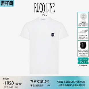 短袖 春夏新款 T恤男纯棉圆领上衣 Line如卡莱 Ruco