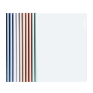 晨光抽杆夹文件夹透明插页a4拉杆夹加厚固定书夹子抽干夹小学生专用试卷收纳整理夹资料夹档案夹办公用品文具