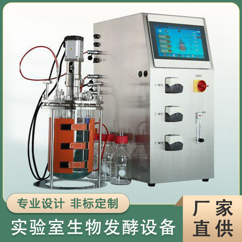 实验室菌种玻璃发酵罐 微生物菌种培养罐 平菇菌种反应器