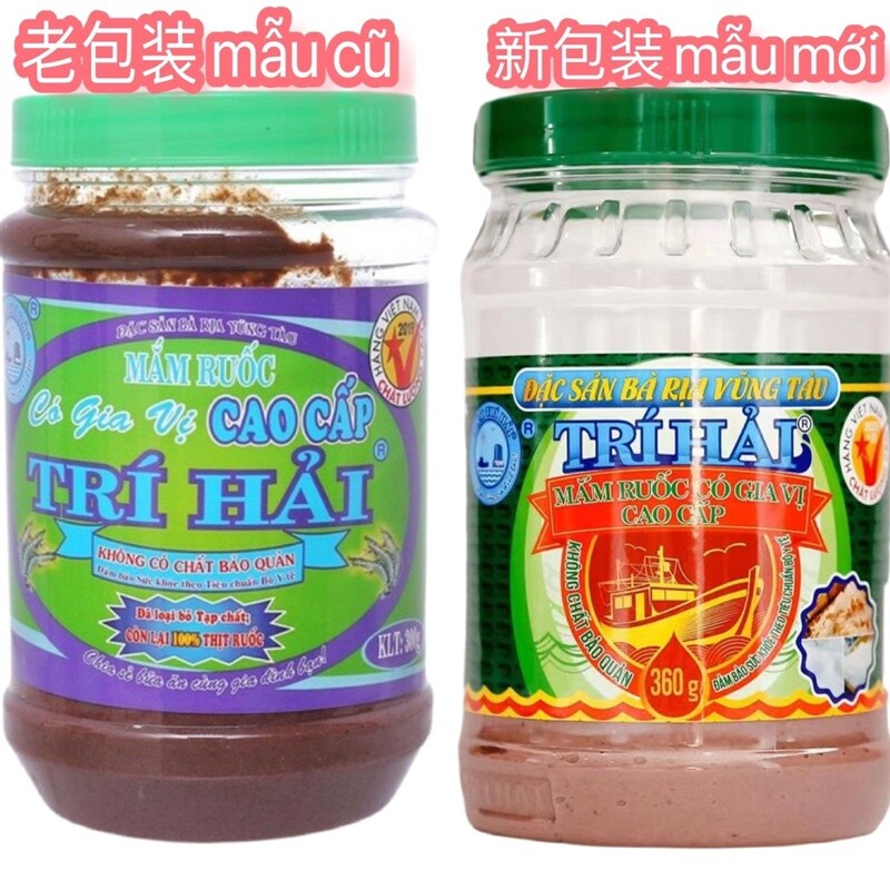 越南进口虾酱鲜香浓即食调味蘸料Man Ruoc Tri Hai lon 360g