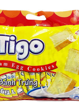 包邮越南进口 Tigo面包干奶油蛋糕饼干300克30小包东南亚零食小吃