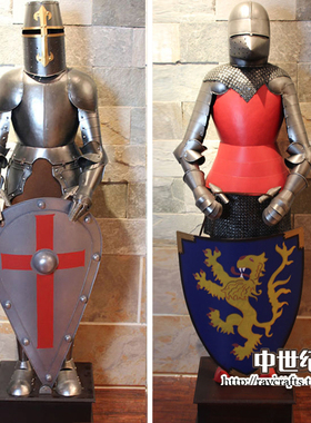 古罗马中世纪骑士欧式风1米盔甲