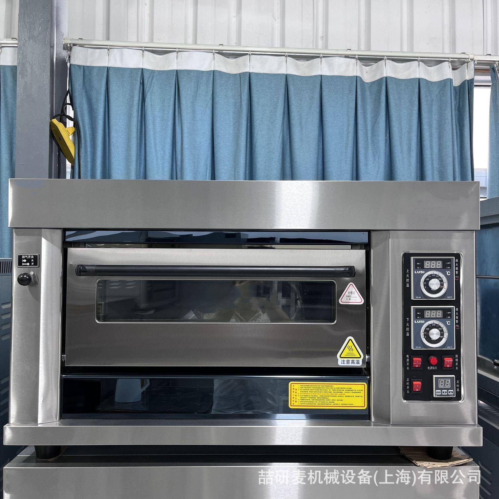 单盘烤箱50L100L150L分层式烤炉旋钮款商用小单盘烤炉