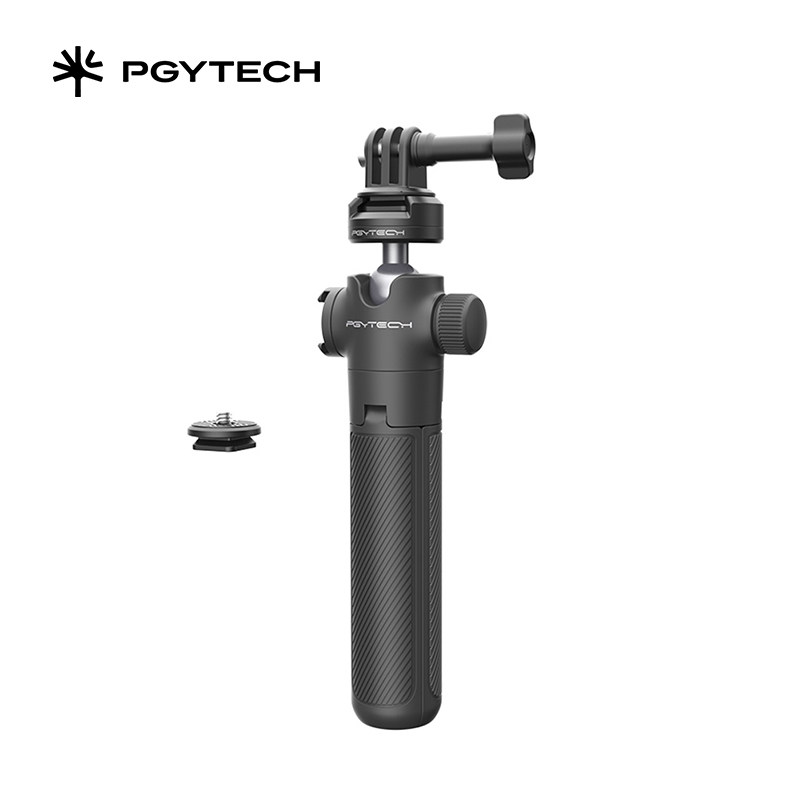 PGYTECH三脚架延长杆单反相机支架微单自拍杆pocket4/3手持支架卡片机桌面迷你脚架Action6运动相机配件