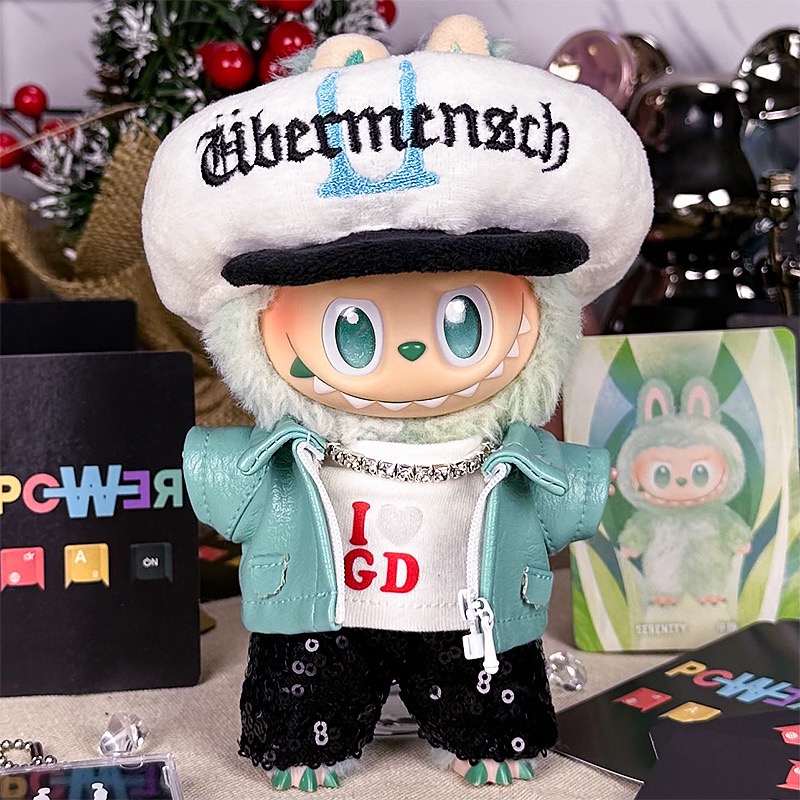 【娃衣】labubu娃衣权志龙同款套装拉布布一二代通用可爱衣服着替