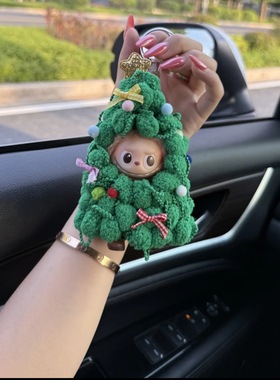 【娃衣】labubu4.0娃衣圣诞树套装mini拉布布四代心底密码衣服