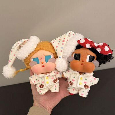 哭娃crybaby15cm波点帽睡衣