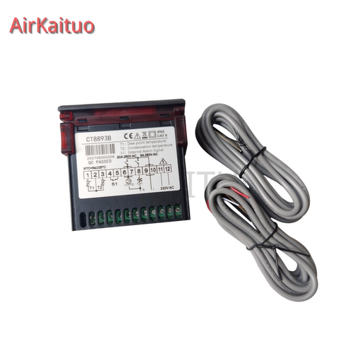 CT8893B干燥机温控器 冷冻式冷干机控制板 带NTC探头整套维修配件