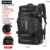 Black Upgraded Large Size [with Independent Shoe Compartment] [Can Hold Skis] + Mesh Bag