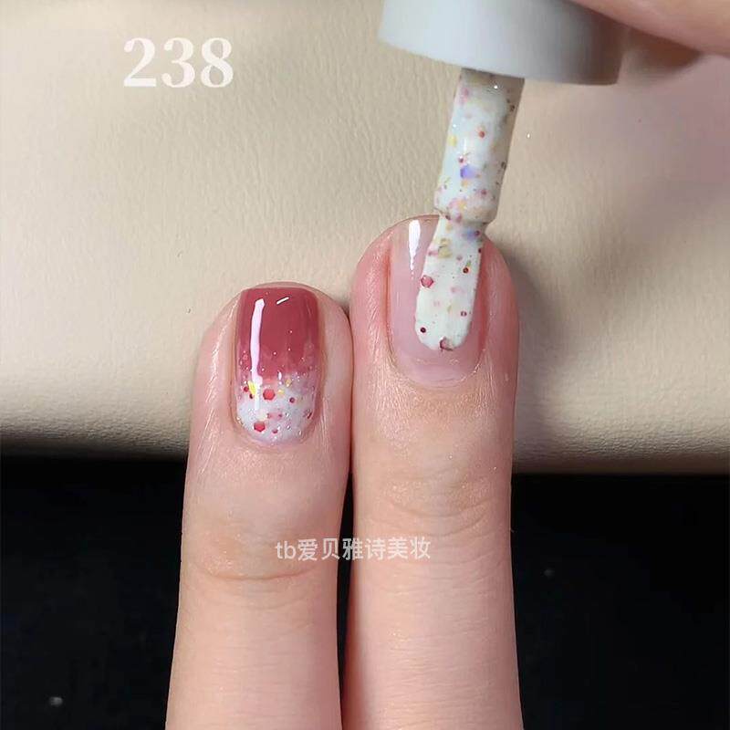 绿色生活 儿童专用亮片干枯玫瑰小孩子幼儿园双拼色指甲油免烤快,彩妆/香水/美妆工具,指甲油,淘宝优惠券,粉丝福利购,淘宝优惠卷