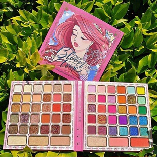 绿色生活 儿童舞台妆66色哑光眼影盘儿童表演多色系无毒彩妆盘