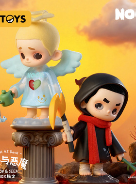 52TOYS官方NOOK&SEEK100%限定天使与恶魔吊卡手办潮玩摆件礼物