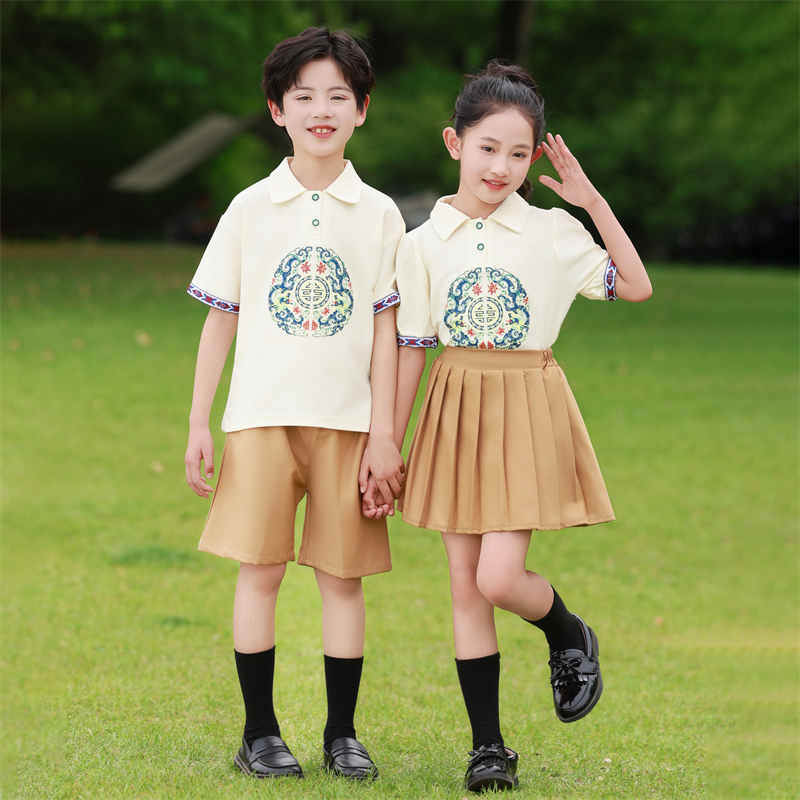 六一儿童毕业照班服小学生合唱演出服中国风诗歌朗诵比赛表演服装