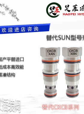 平替SUN螺纹插装阀CKCB-XAN/XBN/XCN/XDN/XFN/XEN/XZN平衡/抗衡阀
