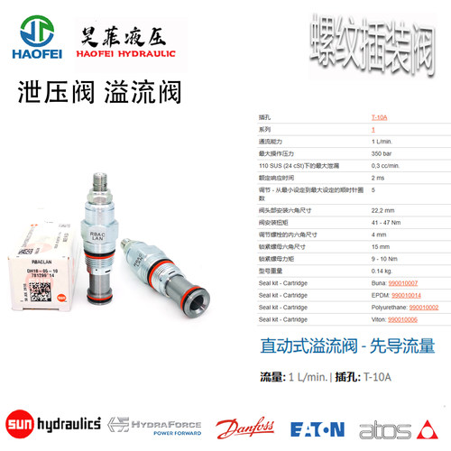 SUN电比例溢流阀注塑机试验台精
