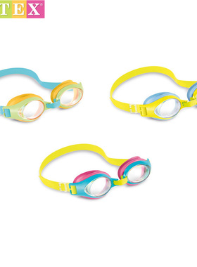 原装㊣INTEX儿童泳镜戏水游泳眼镜防水护目镜55611
