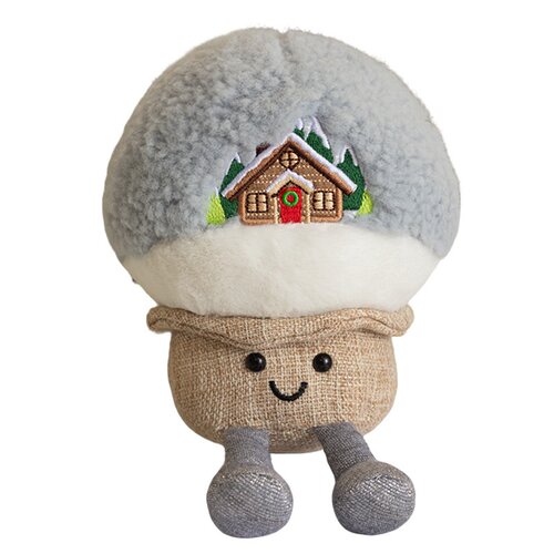 新款圣诞星星圣诞树玩偶圣诞雪球毛绒玩具邦尼兔兔子公仔