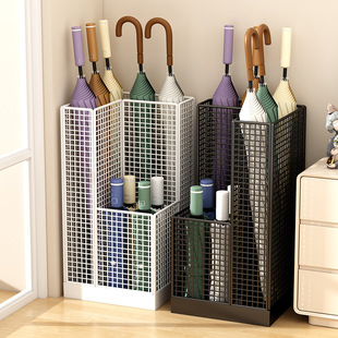 雨伞收纳架家用门口置物架放伞神器办公室门外入户雨伞桶沥水架子