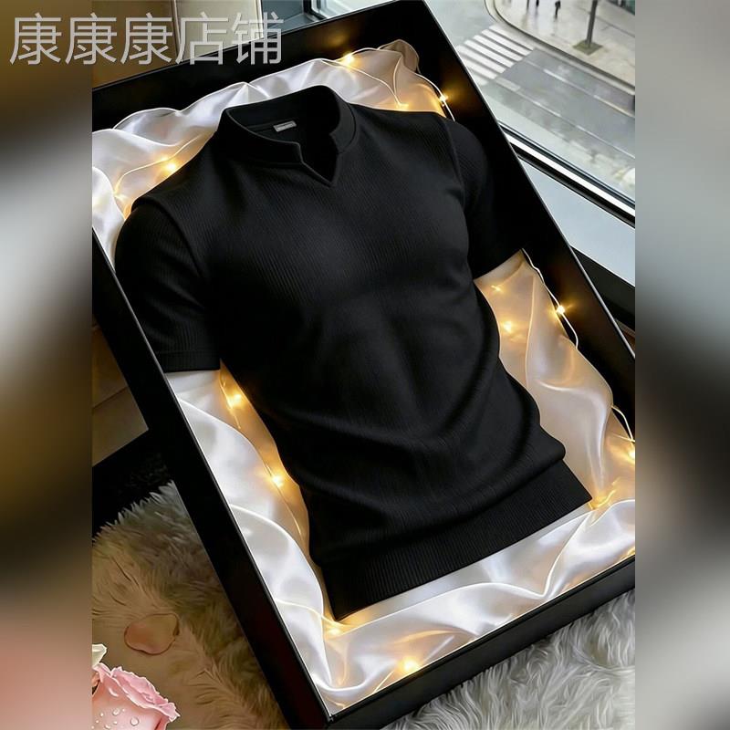 高端速干健身短袖男夏季收腰显肌肉运动T恤凉感冰丝cleanfit半袖
