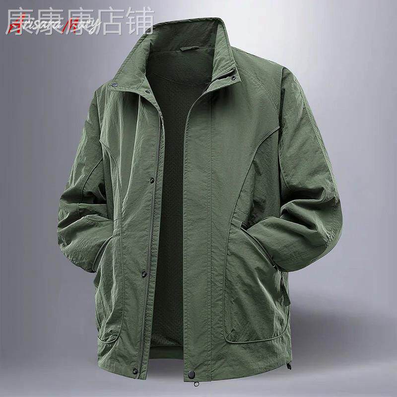 A&M三防冲锋衣男士外套男款秋春2026新款冬季工装立领夹克上衣服