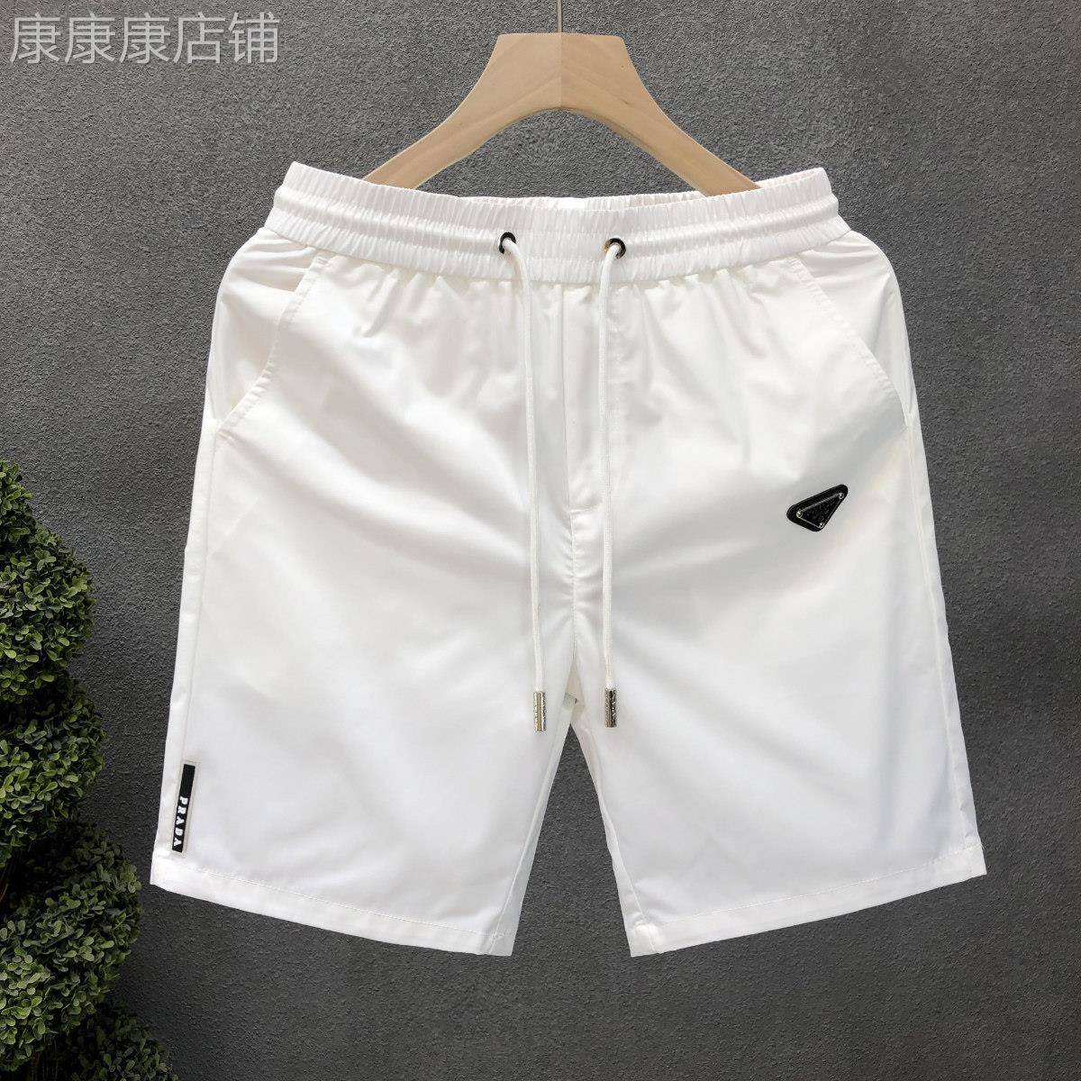 香港专柜轻奢欧货短裤男潮牌外穿薄款五分裤夏季新款男士休闲中裤