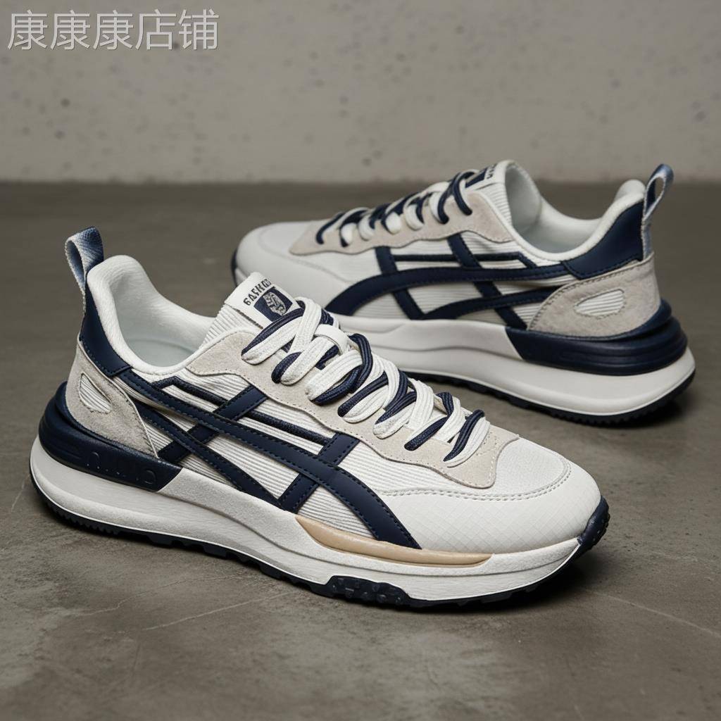 2026新款阿甘运动鞋男鞋夏透气网面老爹鞋厚底休闲鞋子男款秋季