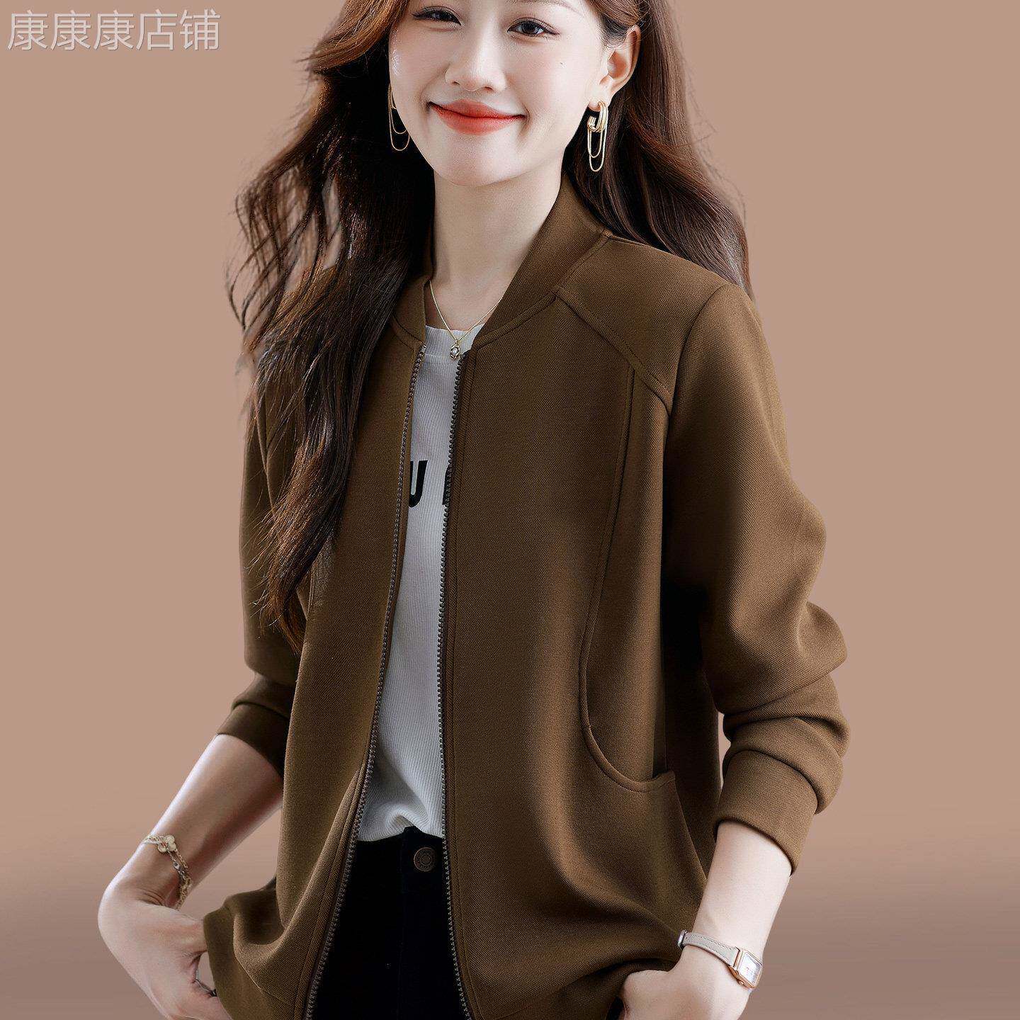 棒球服外套女秋季款2026新款小个子休闲夹克百搭薄款短款运动上衣