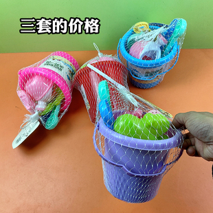 沙滩玩具儿童铲子和桶套装小铲子海边户外礼品挖沙子工具模型混批