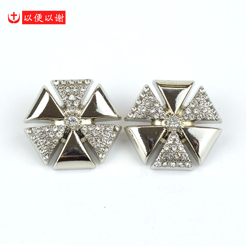 纽扣金属大衣貂绒牛仔毛衣装饰扣