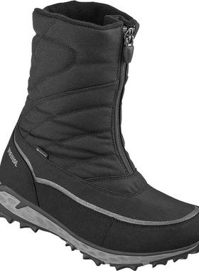 代购Meindl女士雪地靴保暖防水防滑户外靴高筒套脚冬季靴