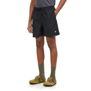 CARHARTT 黑金拼色弹性腰头侧袋速干面料 WIP男式 休闲泳裤