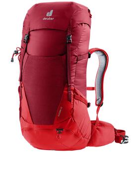 代购DEUTER男士登山包多口袋设计可调节肩带防泼水承重稳定红色