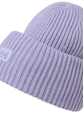 代购Helly Hansen海丽汉森女士帽子保暖防风棉质紫色冬季户外