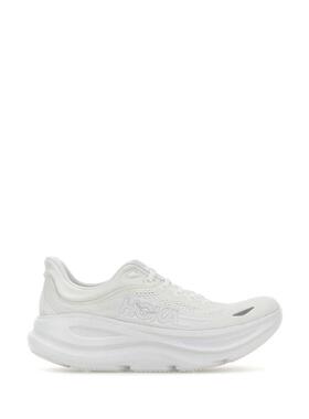 代购Hoka OneOne男士跑步鞋缓震透气轻量运动鞋白色织物材质