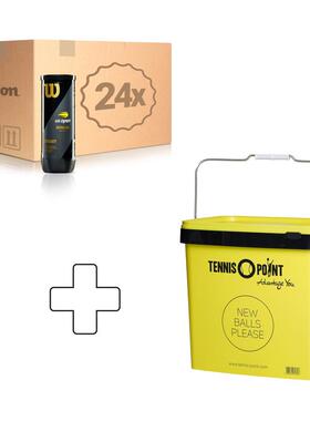 代购Wilson威尔胜网球官方比赛用球高弹性耐用稳定24x3er Dose