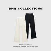 女冬季 加绒加厚休闲裤 小个子微喇裤 天丝绵羊毛筒喇裤 子 112725DK