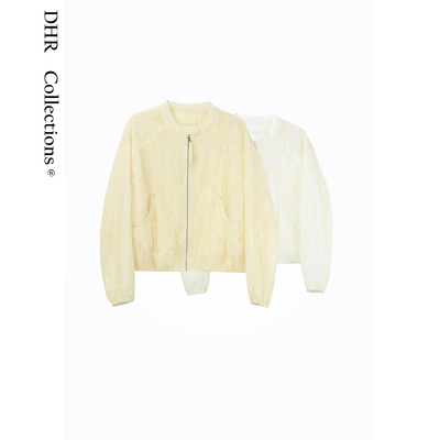 豆豆DC【中式浮雕】春季新款短款宽松百搭女士休闲外套-26CW6715