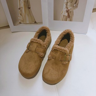 百搭休闲鞋 保暖舒适PU皮棉鞋 1085 2025新款 豆豆9