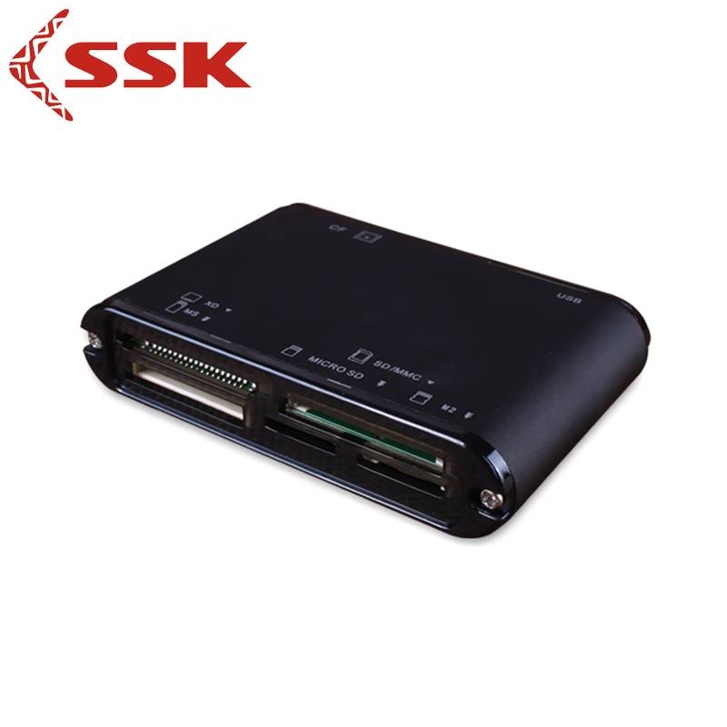 读卡器SSK飚王SD/XD/MS/TF/M2/CF