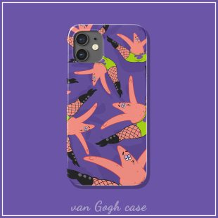 卡通创意恶搞个性派大星手机壳适用于华为mate60三星s23+菲林iPhone14promax苹果15全包nova10荣耀90/iqoo11