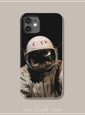 个性苏联宇航员ins风手机壳适用于iPhone14promax三星s22华为mate60/pura70苹果15小米14红米note13荣耀200