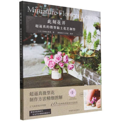此刻花开 超逼真的微型黏土花艺制作 常见微型花制作方法 将插花艺术与家居装饰融入其中 不同种类材质的制作方法 打造花艺世界