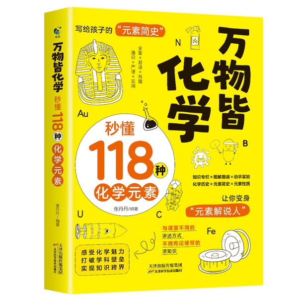 万物皆化学 秒懂118种化学元素 写给孩子的元素简史 百科全书 中学化学教师科普书 趣味实验设计思路 激发青少年的科学探索兴趣