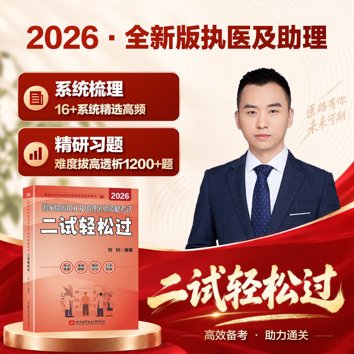 昭昭医考2026二试轻松过 昭昭执业医师2026年昭昭医考国家临床执业及助理医师资格证考试昭昭二试轻松过用书