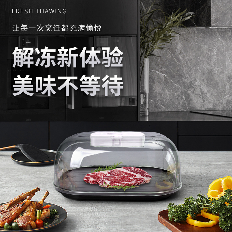 解冻器家用导热板恒温快速解冻器解冻肉牛排解冻急速解冻盘食物