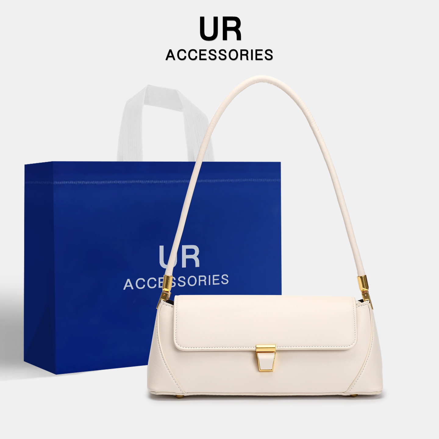 【官方旗舰】欧美都市风单肩包